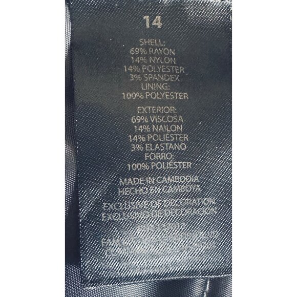 NWT Banana Republic 14 Womens Glen Plaid Trousers Office Comfort - Picture 14 of 16